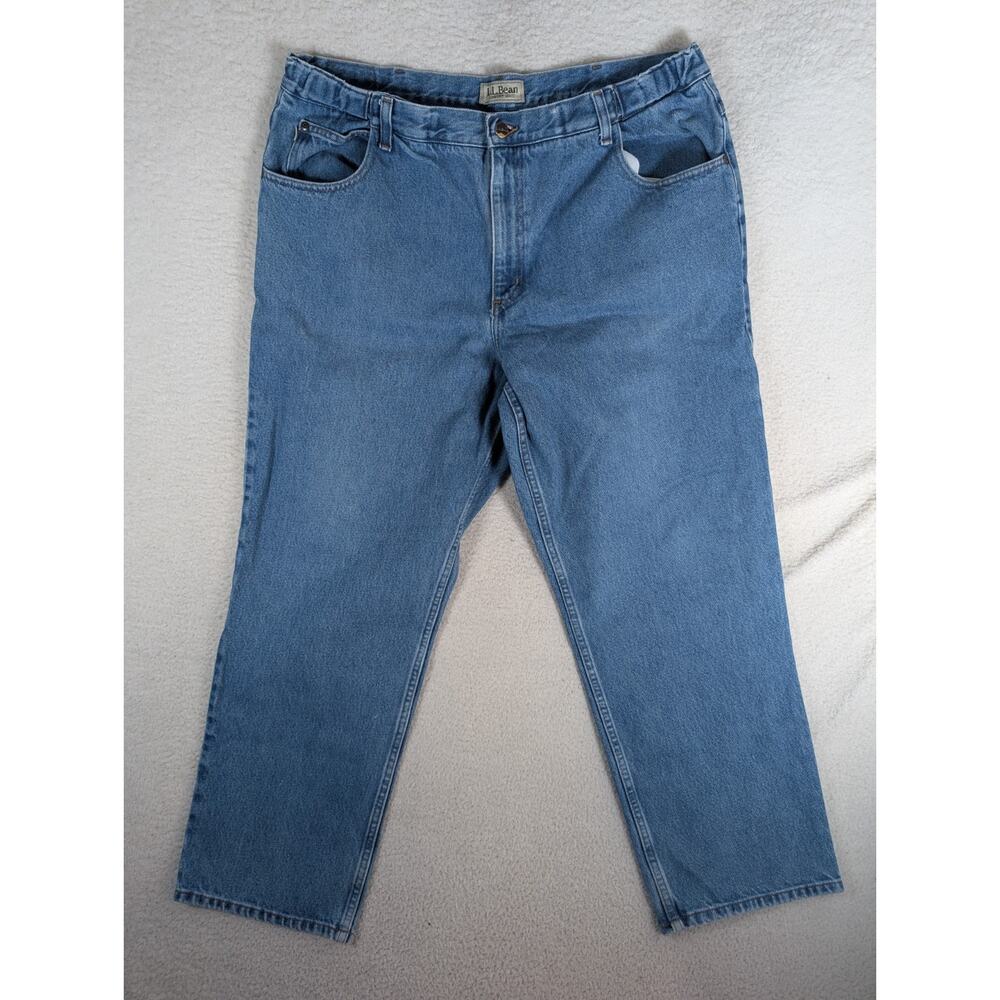 L.L. Bean Men's Straight Blue Jeans